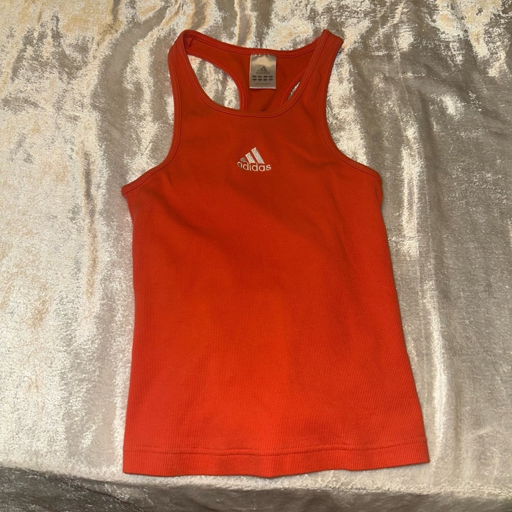 Adidas Vibrant Red Racerback Tank